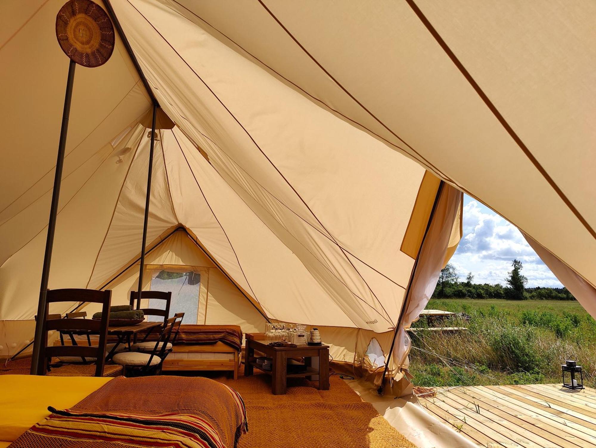 Under Canvas Bornholm Ostermarie Ngoại thất bức ảnh
